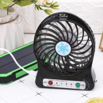 Портативний USB мінівентилятор з акумулятором Portable Mini Fan (настільний)
Пор. . фото 5