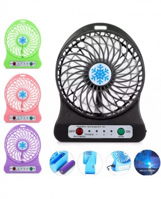 Портативный USB мини-вентилятор с аккумулятором Portable Mini Fan (настольный). Киев. фото 1 Портативный USB мини-вентилятор с аккумулятором Portable Mini Fan (настольный). Киев. фото 1