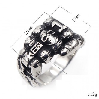 Кольцо из титановой стали 316L.
Стальное кольцо – атрибут решительных и уверенны. . фото 8