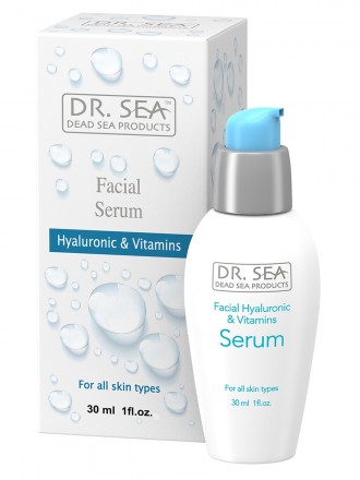 Dr. Sea Facial Serum with Hyaluronic Acid and Vitamin
Сыворотка для лица с гиалу. . фото 2