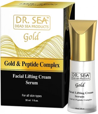 Dr. Sea Facial lifting cream- serum with gold and peptide complex
Крем-сыворотка. . фото 2