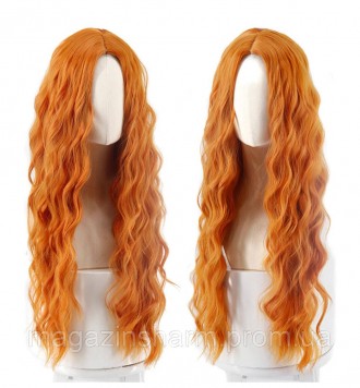 Шикарный парик - длинные рыжие волнистые волосы, красивое модное окрашивание. Пр. . фото 3