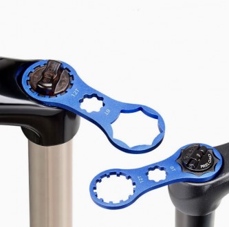 Специальный торцевой ключ для ремонта и обслуживания велосипедных вилок. Совмеща. . фото 2