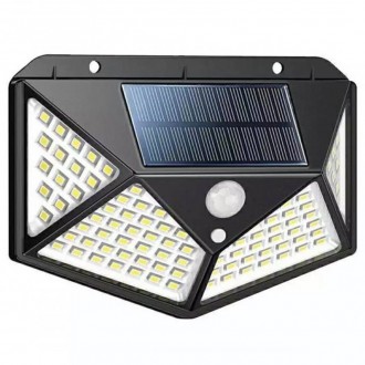 Светильник на солнечной батарее навесной с датчиком движения COB-100 LED Black. Киев. фото 1 Светильник на солнечной батарее навесной с датчиком движения COB-100 LED Black. Киев. фото 1