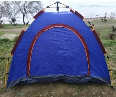 Это палатка, каркас которой, сделан из неразъёмных упругих колец. В отличии от т. . фото 11