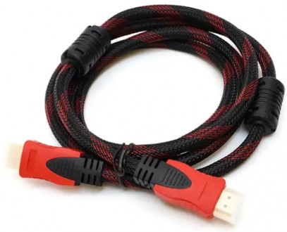 Видео кабель HDMI-HDMI 1.4 разработан для работы с большинством обычных домашних. . фото 2