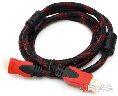 Видео кабель HDMI-HDMI 1.4 разработан для работы с большинством обычных домашних. . фото 1