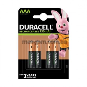 Акумулятор Duracell HR03 AAA 750mAh, 1x4шт.. Запоріжжя. фото 1 Акумулятор Duracell HR03 AAA 750mAh, 1x4шт.. Запоріжжя. фото 1