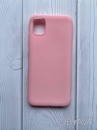 Силиконовый матовый чехол для SAMSUNG Galaxy A04E / A042 Розовый
