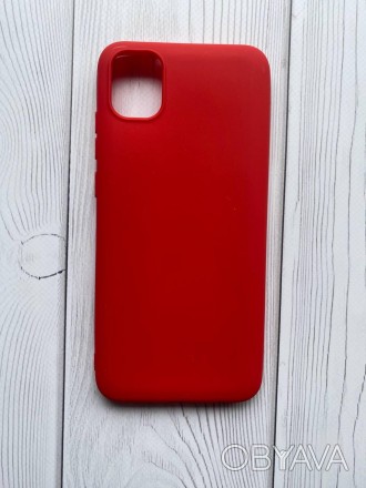 Силиконовый матовый чехол для SAMSUNG Galaxy A04E / A042 Красный