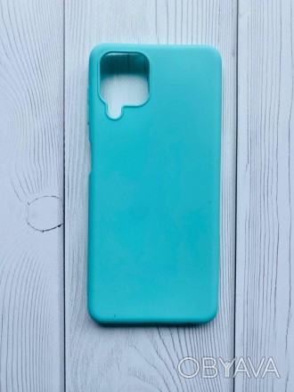 Силиконовый матовый чехол для SAMSUNG Galaxy A22 4G / M32 / M22 Бирюзовый