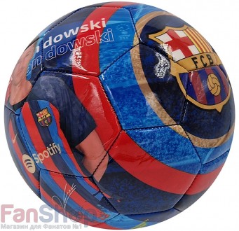 Ексклюзивний футбольний м'яч із автографом та зображенням Роберта Левандовс. . фото 3