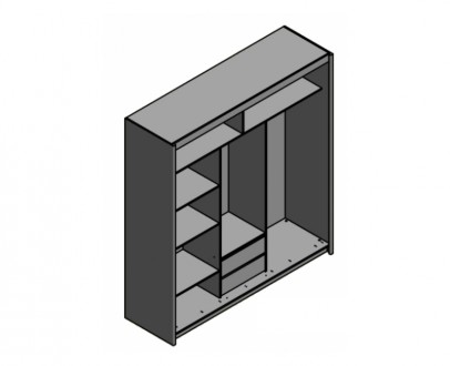 Шкаф-купе МАРИО 200 (Марио) трехдверный с зеркалами украинской фабрики Гербор-хо. . фото 3