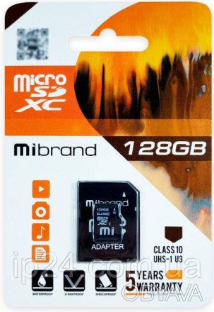 Карту пам'яті microSDXC Mibrand 12 GB Сlass 10 можна використовувати для мобільн. . фото 1