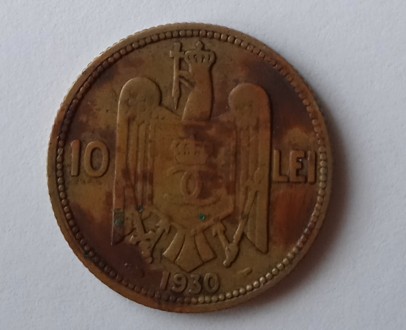 Продам монету 10 лей 1930 года, Румыния. Не чистилась.. . фото 2