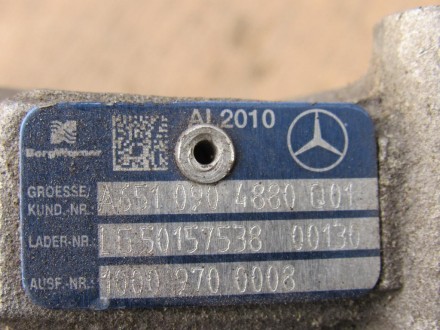  Турбина Mercedes Sprinter 2.2 BiTurbo (Мерседес Спринтер) 2011 г.в.Б/у, оригина. . фото 6