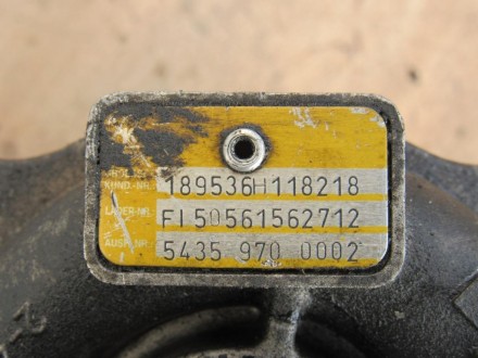  Турбина 1.5 dci Renault Kangoo (Рено Канго, Кенго) 2005 г.в. ОЕ номер: 189536H1. . фото 5