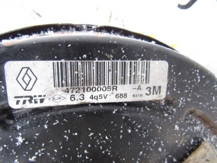  Вакуумный усилитель тормозов в руль на Renault Megane 3 (Рено Меган 3) 2009-201. . фото 4