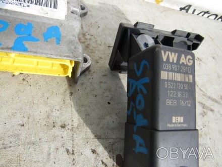  Реле свечей накала Skoda Octavia A5 (Шкода Октавия А5) 2011 г.в.Б/у, оригинал, . . фото 1