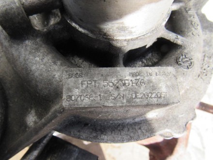  Турбина Fiat Doblo 1.6 multijet (Фиат Добло) 2011 г.в.OE номер: FPT 55230176.Б/. . фото 4
