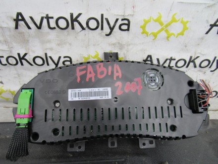 Щиток приборов, спидометр 1.2 бензин Skoda Fabia 2 (Шкода Фабия 2) 2007-2014 г.. . фото 3