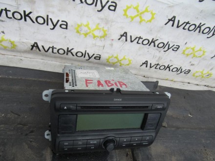  Автомагнитола под диски Skoda Fabia 2 (Шкода Фабия 2) 2007-2014 г.в.OE номер: 5. . фото 2