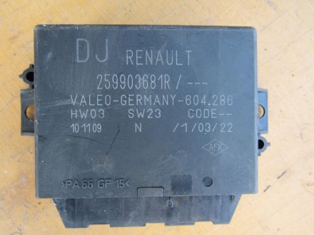  Блок управления парктроником Renault Megane 3 (Рено Меган 3) 2008-2015 г.в.OE: . . фото 3