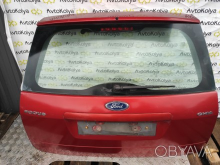  Задняя кляпа, крышка багажника со стеклом Форд Фокус 2008-2011 г.в. Тип кузова:. . фото 1
