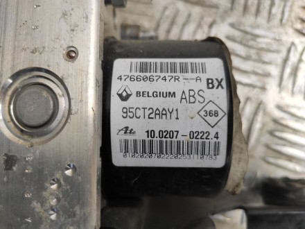  Блок АБС на Renault Megane 3 (Рено Меган 3) 2008-2015 г.в.OE: 476606747R, 95CT2. . фото 5