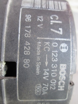  Б/у электро генератор Fiat Scudo 1.9 D (Фиат Скудо) 1998 г.в. Оригинал, в хорош. . фото 4