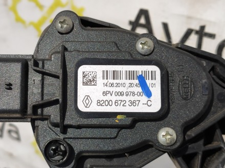  Педаль газа на Рено Мастер 3, 2.3 dci от 2010 г.в.OE: 8200672371.Б/у, оригинал,. . фото 3
