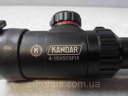 Оптичний приціл Kandar 4-16x50 AOME Mil-Dot
Характерики:
Скорочення: 4-16x
Кориг. . фото 5
