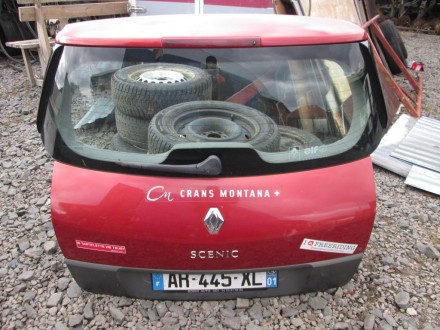  Задняя крышка багажника (ляда, кляпа) для Renault Scenic (Рено Сценик 2) 2003-2. . фото 4