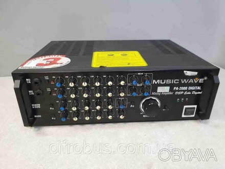 Трансляційний підсилювач потужності Music Wave PA-2000
Вихідна потужність: 60 Вт. . фото 1