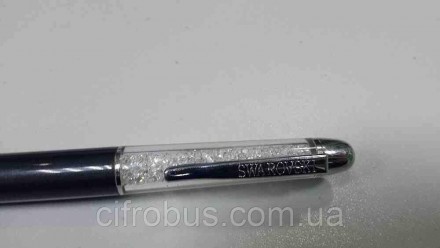 Ручки разных цветов с кристаллами Swarovski. Стержень с черной пастой легко заме. . фото 3