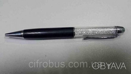 Ручки разных цветов с кристаллами Swarovski. Стержень с черной пастой легко заме. . фото 1