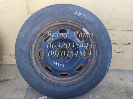 Диск стальной с резиной 6Jx R15 4x108 ET18 D63.35 резина dunlop 195\ 65 r15 0000. . фото 2