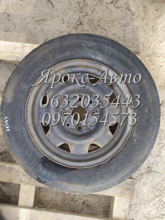 Диск штампованый 14" 5,5J 14H2 ET45 с резиной Kiebor krisalp 3 195/65r14 0000383. . фото 2