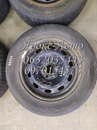Комплект дисков стальных с резиной R14 14*6/5*100/38/57.1 VW GOLF IV 97-03 NOKIA. . фото 4