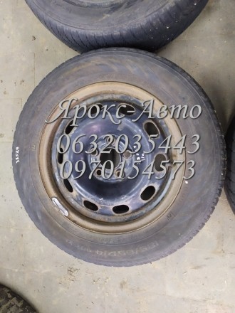 Комплект дисков стальных с резиной R14 14*6/5*100/38/57.1 VW GOLF IV 97-03 NOKIA. . фото 6