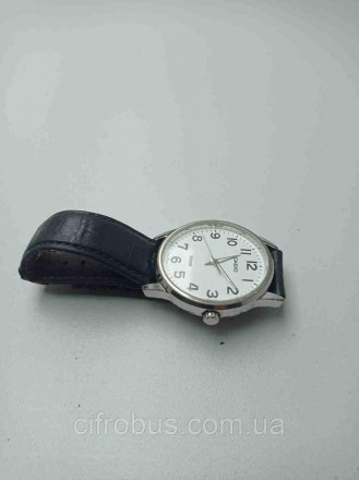 Кварцевые наручные часы, мужские, аналоговые, корпус из стали, браслет: кожа, во. . фото 5