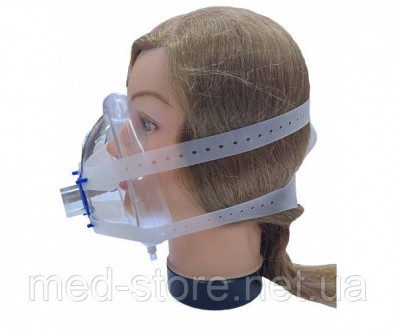 Високоякісна
міцна сипап-маска для сну з ремінцем для голови.Дихальна маска
"МЕД. . фото 4