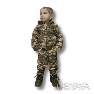Зимовий флісовий костюм дитячий Піксель розмір (92 см) ТМ Ragnarok Піксель, 134с
