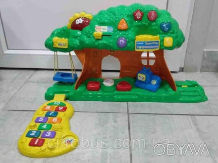 Развивающяя игрушка Дом -Дерево
Игрушка представляет из себя домик-дерево с игро. . фото 1