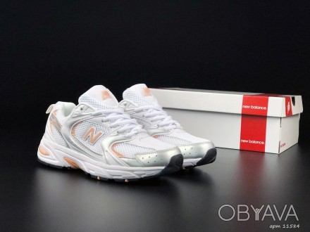Жіночі кросівки New Balance 530 White Pink. Модные женские кроссовки New Balance