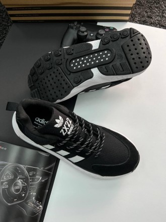 Чоловічі кросівки Adidas ZX 22 Boost Black White
Виробництво : Вьетнам ?? 
▪️Мат. . фото 9