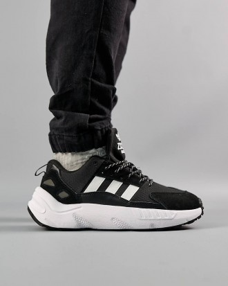 Чоловічі кросівки Adidas ZX 22 Boost Black White
Виробництво : Вьетнам ?? 
▪️Мат. . фото 3