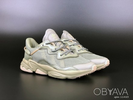 Кроссовки Adidas Ozweego хаки, кросівки чоловічі хакі
