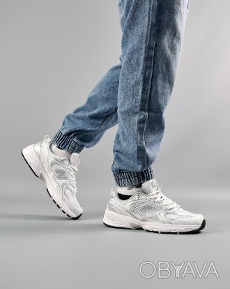 Мужские кроссовки New Balance 530 White Silver, Чоловічі кросівки New Balance сі