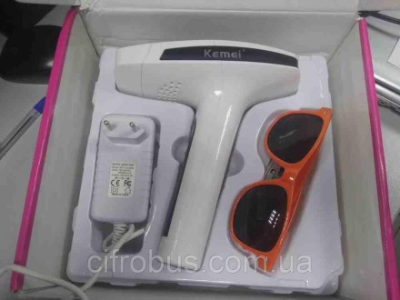 Лазерний фотоепілятор Kemei RM-6812. Безболісна процедура, підходить для світлої. . фото 4